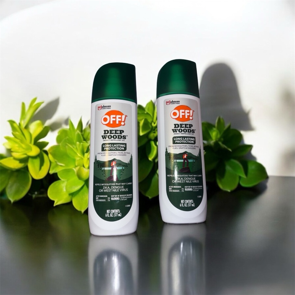 2 Deep Woods Insect Repellent Spray - Green